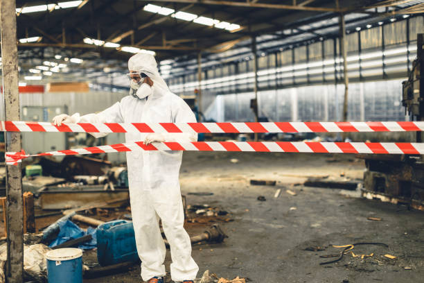 Professional Trauma Scene Cleanup technician working in Wishon, CA